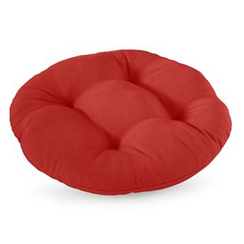 BrylaneHome Bh Outdoor Performance Tufted Round Chair Cushion