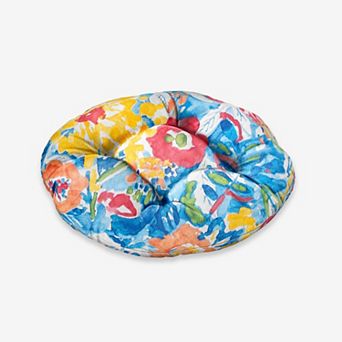 BrylaneHome Bh Outdoor Performance Tufted Round Chair Cushion
