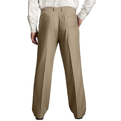 KingSize Men's Big & Tall No Hassle Classic Fit Expandable Waist Plain Front Dress Pants