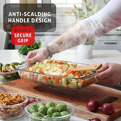 Eatex Baking 4 PC Lasagne Pans Set With Lid