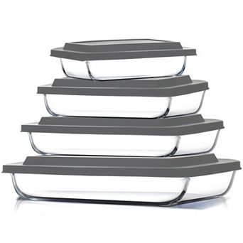 Eatex Baking 4 pc Lasagne Pans Set With Lid