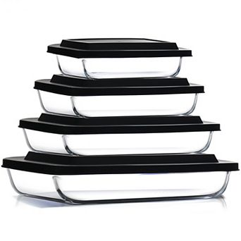 Eatex Baking 4 pc Lasagne Pans Set With Lid