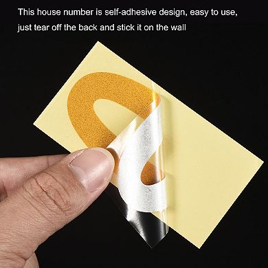 4.13 Inch Mailbox Numbers Sticker, 3 Set 0 - 9 Vinyl Number Sticker for Mailbox