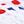 White Red Royal Blue