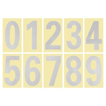 3.27 Inch Mailbox Numbers Sticker, 3 Set 0 - 9 Vinyl Number Sticker for Mailbox