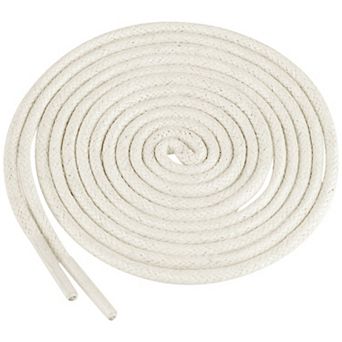 2 Pair Waxed Shoe Laces Round Solid Woven Shoelaces for Boots, 39.37" Length