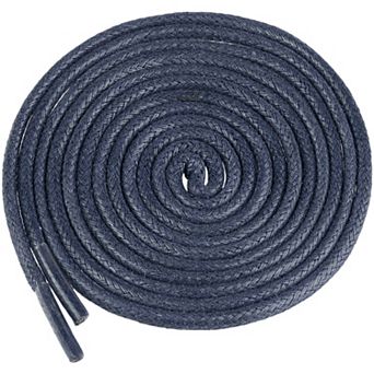 2 Pair Waxed Shoe Laces Round Solid Woven Shoelaces for Boots, 39.37" Length