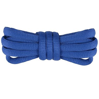2 Pair Oval Shoes Lace 7 Colors Half Round Athletic Shoelaces Sneaker 0.2" Width 140cm/55.12"