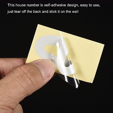 2.17 Inch Mailbox Numbers Sticker, 3 Set 0 - 9 Vinyl Number Sticker for Mailbox