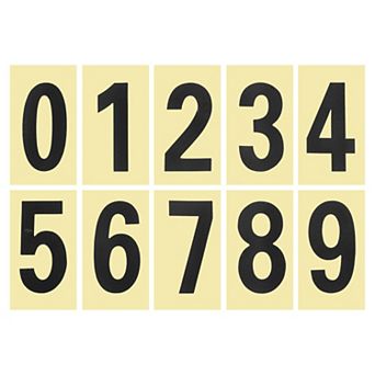 2.17 Inch Mailbox Numbers Sticker, 3 Set 0 - 9 Vinyl Number Sticker for Mailbox