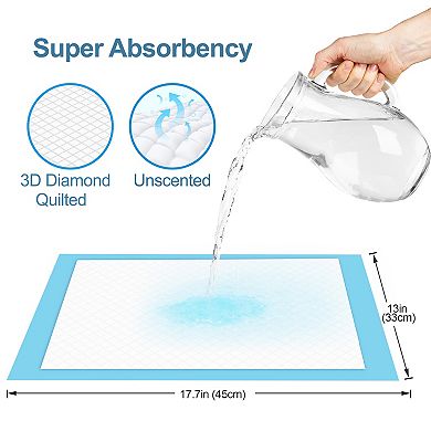 20Pcs Super Absorbent Cat Litter Mat with 6-Layer Leak-Proof