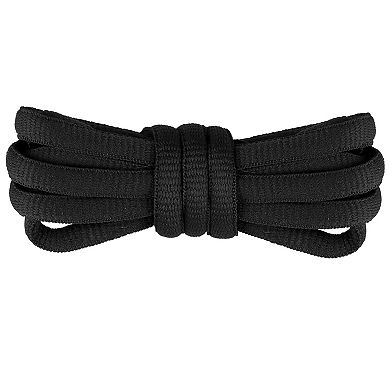 2 Pair Oval Shoelace 7 Colors Half Round Athletic Sneaker Shoe Laces 0.2" Width 100cm/39.37"