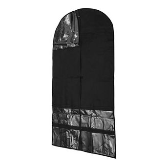 Dustproof Garment Bag Zipper Clothing Dust Cover 47.24"x23.62" 1 pc