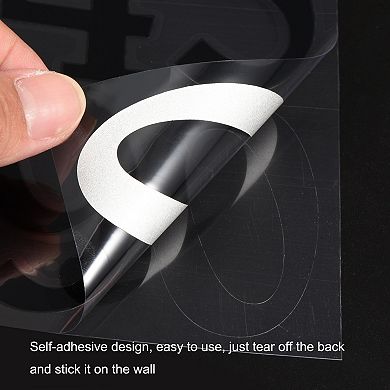 Reflective Mailbox Numbers Sticker 8.3 Inch Height 0 - 9 Vinyl Self-Adhesive Door Sticker