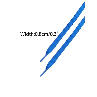 1 Pair Colorful Gradient Flat Shoelaces Shoestring Shoe Laces for Sneakers, 37.40" Length