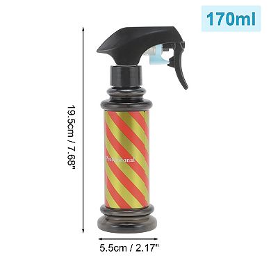 Hair Spray Bottles Electroplating Retro Spray Bottles for Hair 170ml Black
