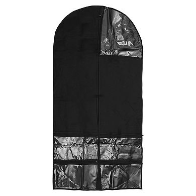 Dustproof Garment Bag Zipper Clothing Dust Cover 55.12"x23.62" 1 Pc