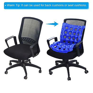 Inflatable Seat Cushion, Portable Chair Cushion Breathable Backrest Air Seat Pad
