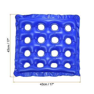 Inflatable Seat Cushion, Portable Chair Cushion Breathable Backrest Air Seat Pad