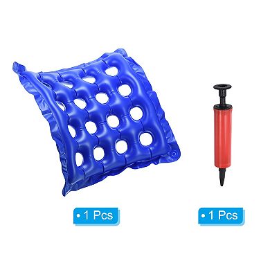 Inflatable Seat Cushion, Portable Chair Cushion Breathable Backrest Air Seat Pad