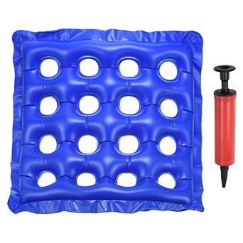 Inflatable Seat Cushion, Portable Chair Cushion Breathable Backrest Air Seat Pad