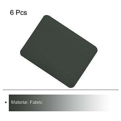 6 Pcs Ironing Patches Fabric Repair Patches Ironing Mending Fabric Tangerine 4.9"x3.7"