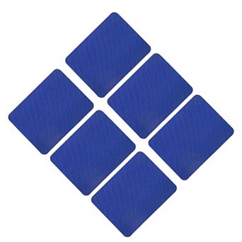 6 pc Ironing Patches Fabric Repair Patches Ironing Mending Fabric Tangerine 4.9"x3.7"