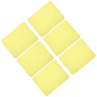 6 pc Ironing Patches Fabric Repair Patches Ironing Mending Fabric Tangerine 4.9"x3.7"