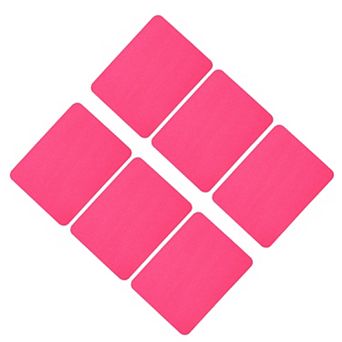 6 pc Ironing Patches Fabric Repair Patches Ironing Mending Fabric Tangerine 4.9"x3.7"