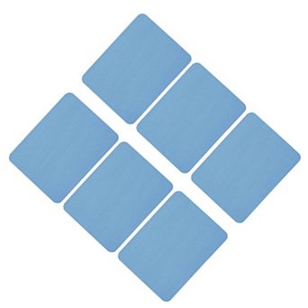 6 pc Ironing Patches Fabric Repair Patches Ironing Mending Fabric Tangerine 4.9"x3.7"