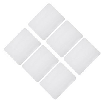 6 pc Ironing Patches Fabric Repair Patches Ironing Mending Fabric Tangerine 4.9"x3.7"