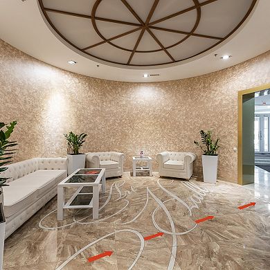 15Pcs Arrow Sticker Removable Self Adhesive Waterproof Large Arrow Sign Floor Decal Wall Marking