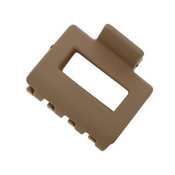 Small Rectangle Frosted Hair Clips for Home 1 pc