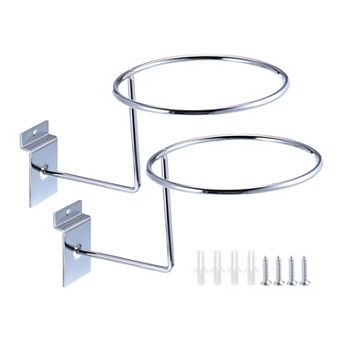 2 pc Motorcycle Accessories Helmet Holder, 12.5cm Metal Helmet Holder Wall Mount