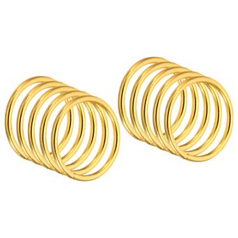 1.4 Inch Dream Catcher Rings, 20 pc Metal Macrame Wreath