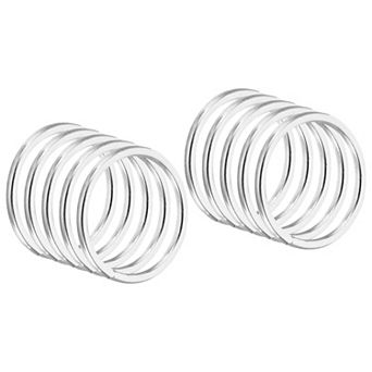 1.4 Inch Dream Catcher Rings, 20 pc Metal Macrame Wreath