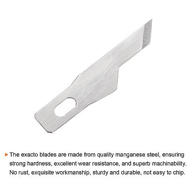 40 Pcs Exacto Knife Blades, Hobby Knife Replacement Blades Spare Precision Exacto Blades
