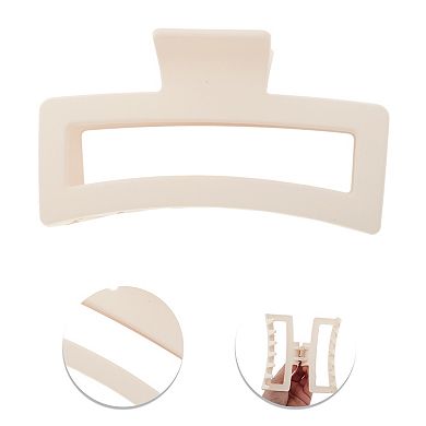 Fashion Rectangle Frosted Hair Clips for Home 1 Pc