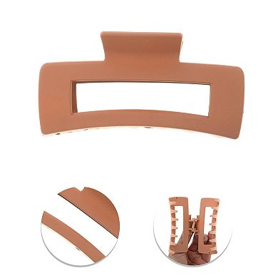 Rectangle Frosted Hair Clips for Home 1 Pc