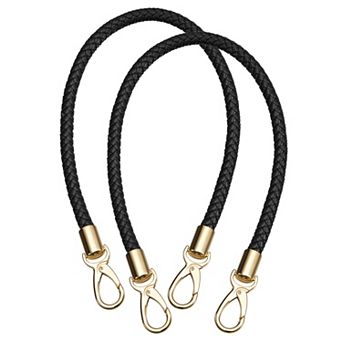 Leather Purse Strap, 2 pc 60cm/23.6" PU Braided Purse Replacement Handle