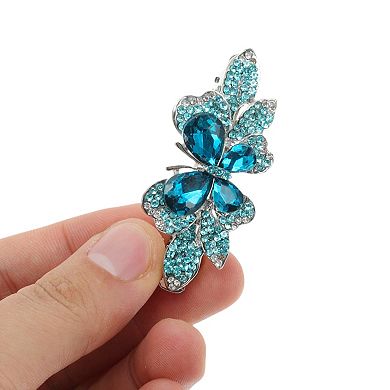 Gradient Butterfly French Barrette Hair Clips for Home 1 Pc