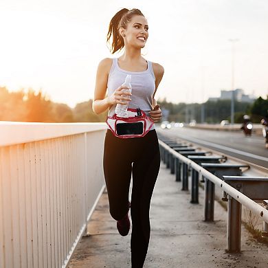 Durable Running Belt Transparent Sports Waist Bag for Sports 1 Pc