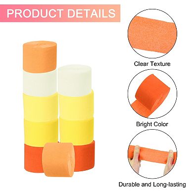 Crepe Paper Streamers 10 Rolls 820 Ft Crepe Paper Streamer Party Decorations