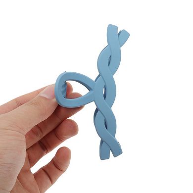 Frosted Cable Hair Clips for Home 1 Pc