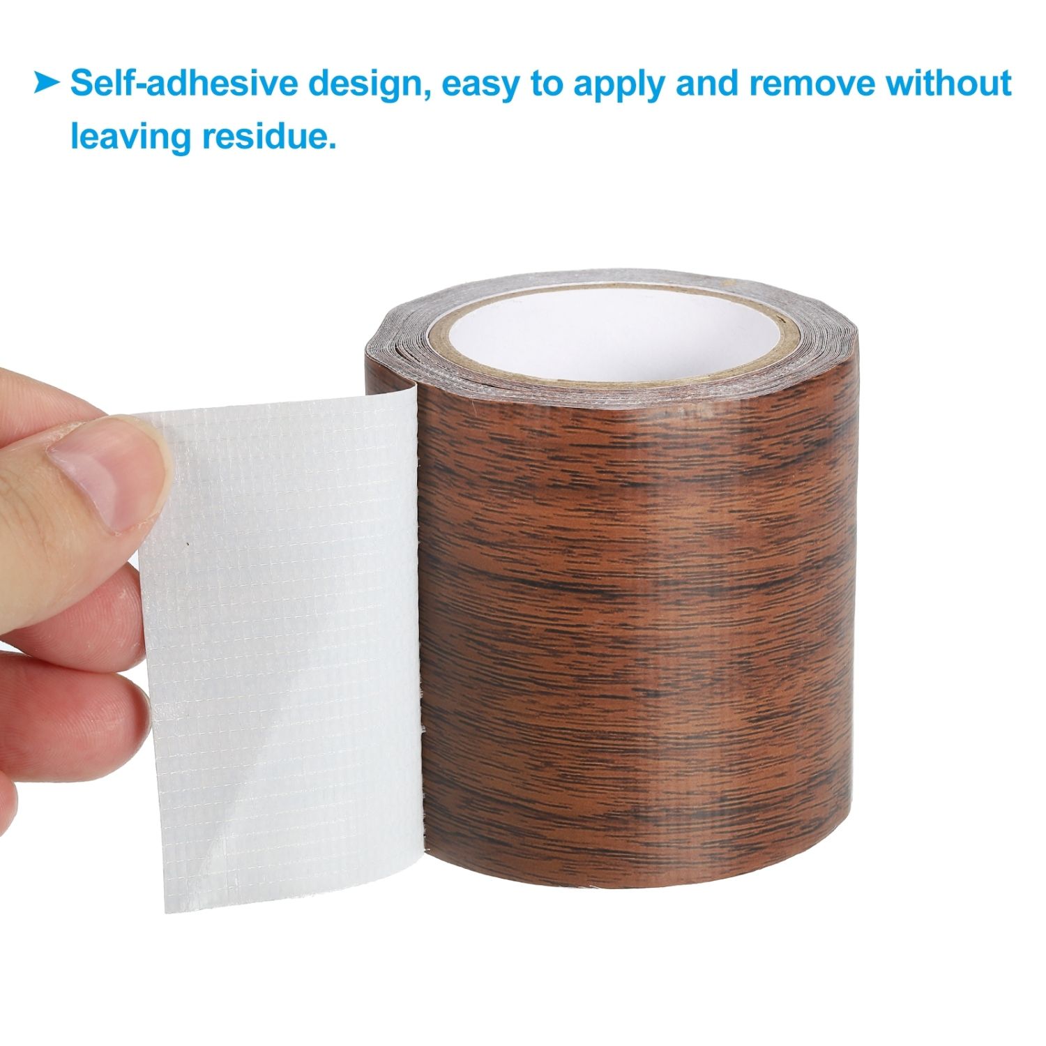 Wood Grain Repair Tape, 2.25" X 15', Self Adhesive Wood Grain Repair Patch For Tables, Chairs