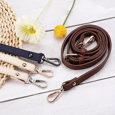 Purse Strap, Leather Adjustable Replacement Strap for Women's Crossbody Handbags Bag