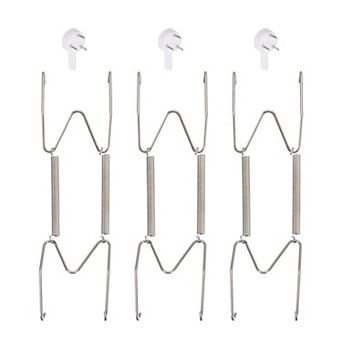 Plate Hanger, 6 Inch Stainless Steel Invisible Wall Plate Hangers with Wall Hooks