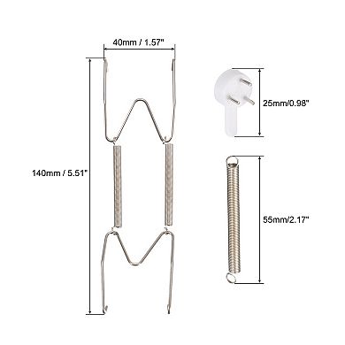 Plate Hanger, 6 Inch Stainless Steel Invisible Wall Plate Hangers with Wall Hooks