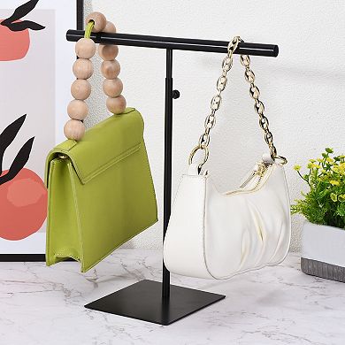Display Stand 2 Pack Adjustable Height Jewelry Rack T Bar Tabletop Purse Holder