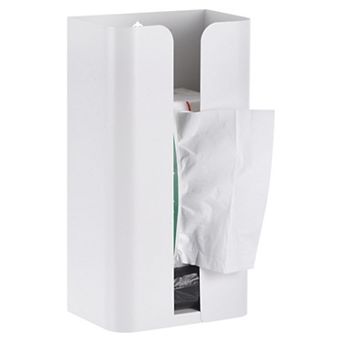 Tissue Holder With Magnetic Bottom, Tissue Box Wall Mounted Tissue Dispenser Holder